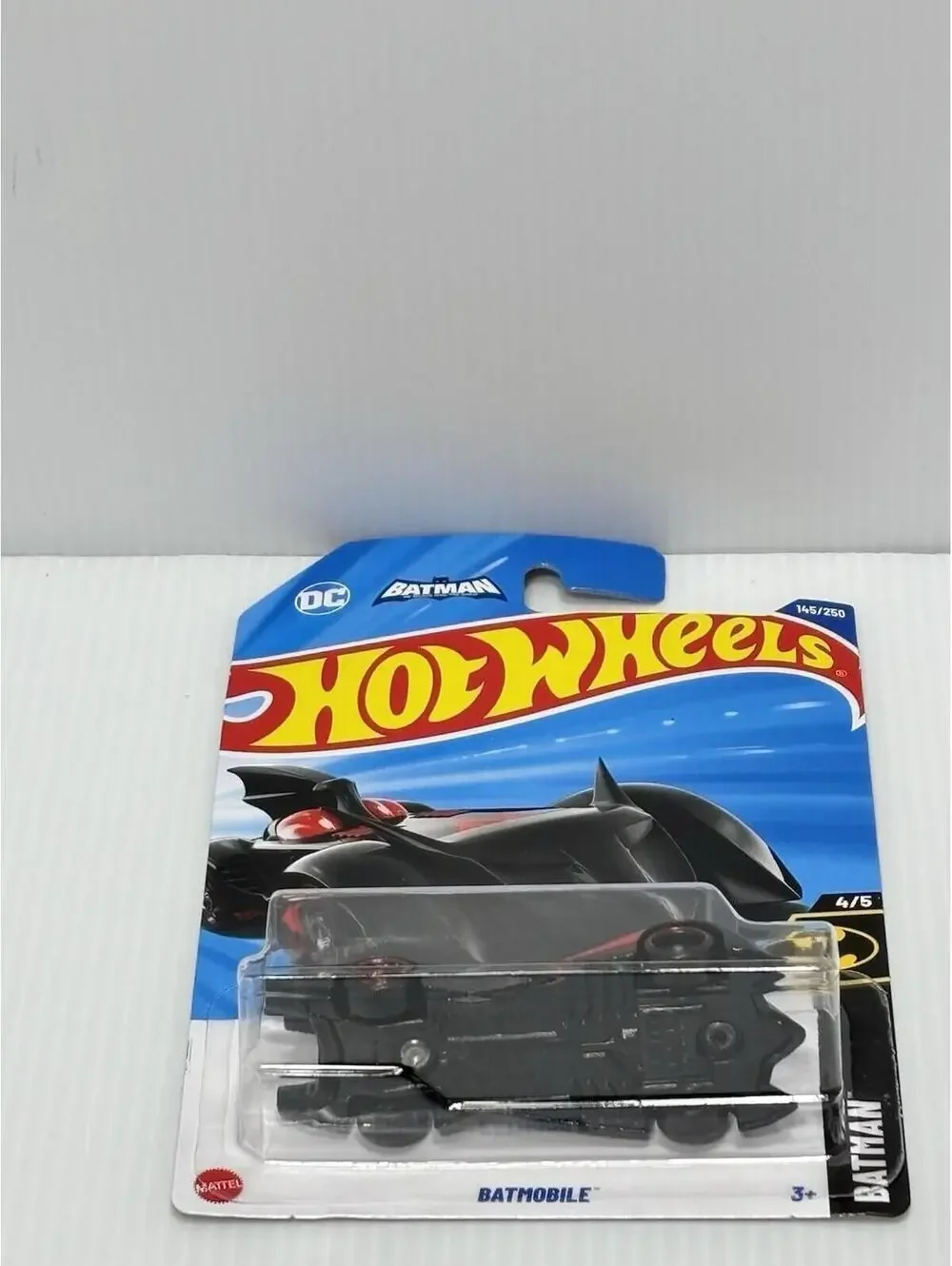 Hot Wheels Batman Batmobile Matte Black Batman Series 4/5 145/250 NIB